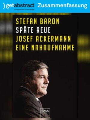 cover image of Späte Reue (Zusammenfassung)